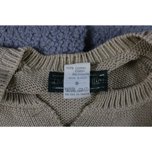 J. Mclaughlin Sweater Womens S Beige Cotton Baumwolle Pullover Italy - Picture 5 of 5